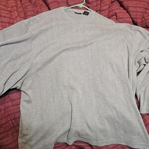 Mens Long Sleeve Ribbed Tèe